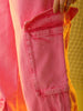 Shop Women's Pink Relaxed Solid Jeans Online.