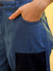 Women's Blue Carpenter Fit Solid Jeans