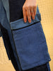 Women's Blue Carpenter Fit Solid Jeans