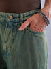 Shop Men's Solid Relaxed Straight Fit Jeans Online.
