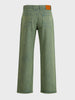 Men's Green Relaxed Fit Solid Casual Jeans