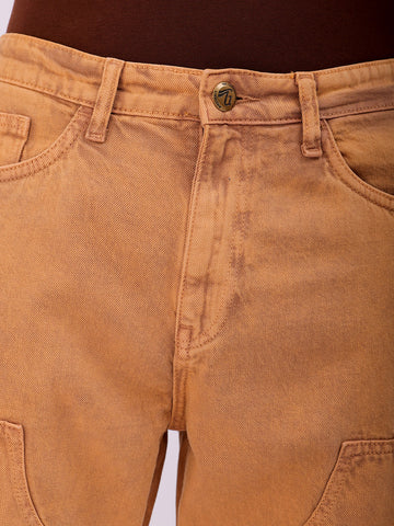 Shop Men's Solid Relaxed Straight Fit Jeans Online.