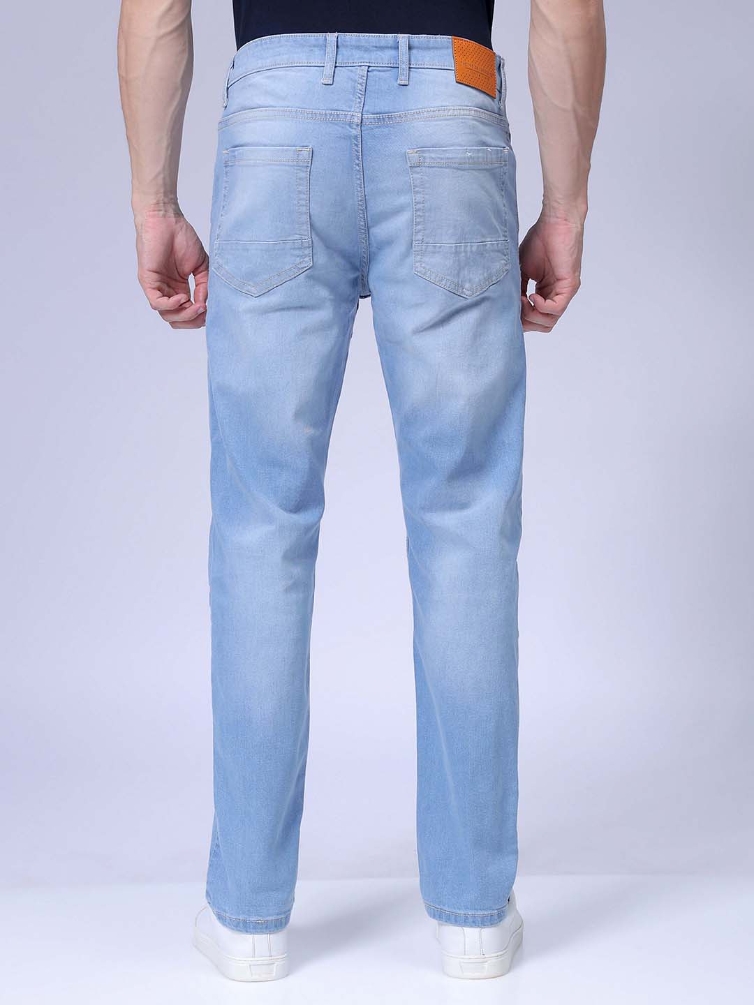 Men's Blue Slim Fit Casual Jeans