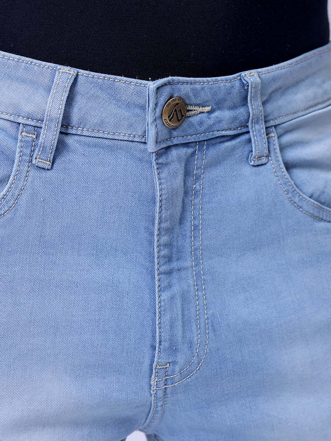 Men's Blue Slim Fit Casual Jeans