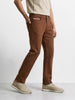 Men's Brown Slim Fit Casual Jeans