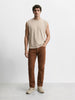 Men's Brown Slim Fit Casual Jeans