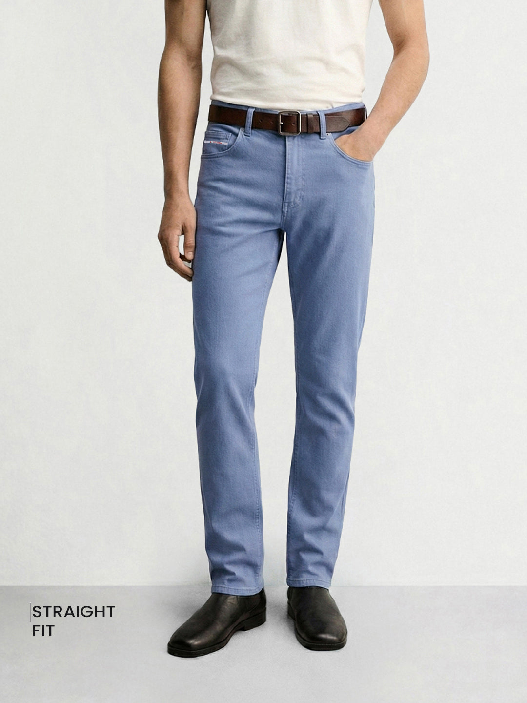 Men's Blue Slim Fit Casual Jeans