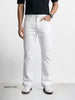 Men's White Bootcut Fit Casual Jeans