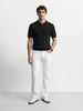 Men's White Bootcut Fit Casual Jeans
