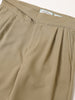 Men's Earthy Green Regular Fit Solid Casual Trousers