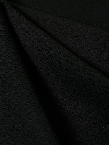 Men's Black Regular Fit Solid Casual Trousers