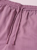 Men's Purple Relaxed Fit Solid Resort Wear Shorts