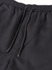 Men's Black Relaxed Fit Solid Resort Wear Shorts