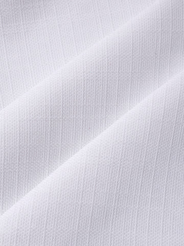 Men's White Relaxed Fit Solid Resort Wear Shorts