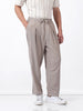 Men's Grey Loose Fit Resort Wear Trousers