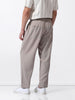 Men's Grey Loose Fit Resort Wear Trousers