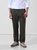Men's Green Regular Fit Casual Trousers