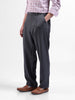 Men's Grey Loose Fit Casual Trousers