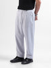 Men's Grey Loose Fit Casual Trousers