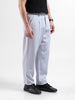 Men's Grey Loose Fit Casual Trousers