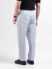 Men's Grey Loose Fit Casual Trousers