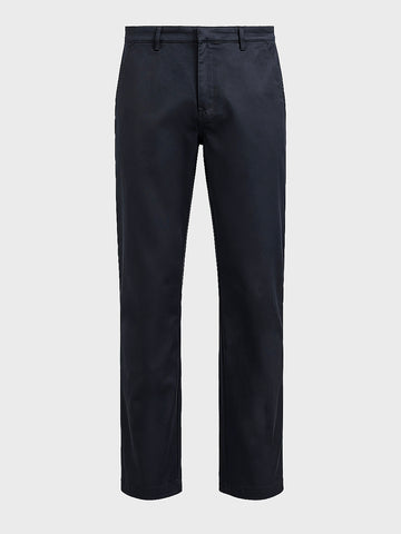 Men's Navy Regular Fit Casual Trousers