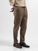 Men's Khaki Relaxed Fit Casual Trousers