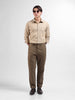 Men's Khaki Relaxed Fit Casual Trousers