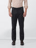 Men's Black Relaxed Fit Casual Trousers