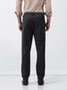 Men's Black Relaxed Fit Casual Trousers