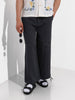 Men's Grey Regular Fit Retro Joggers
