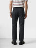 Men's Black Relaxed Fit Solid Casual Trousers