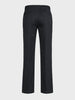 Men's Black Relaxed Fit Solid Casual Trousers