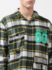 Men's Green Relaxed Fit Checkered Street Shirt