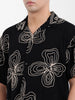 Men's Black Relaxed Fit Casual Shirt