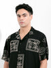 Men's Black Relaxed Fit Casual Shirt