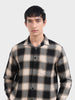 Men's Black Relaxed Fit Casual Textured Shirt