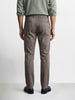 Men's Grey Regular Fit Solid Casual Chinos