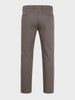 Men's Grey Regular Fit Solid Casual Chinos