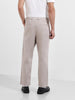 Men's Grey Relaxed Fit Casual Chinos