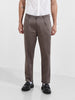 Men's Grey Relaxed Fit Casual Chinos