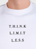 Men's White Relaxed Fit Printed Casual T-Shirt