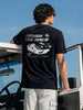 Men's Black Relaxed Fit Solid Casual T-Shirts