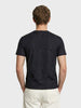 Men's Black Slim Fit Solid Casual T-Shirt