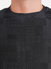 Men's Black Slim Fit Solid Casual T-Shirt