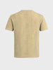 Men's Green Olive Fit Textured Casual T-Shirt