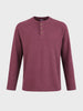 Men's Purple Regular Fit Solid Casual T-Shirt