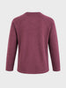 Men's Purple Regular Fit Solid Casual T-Shirt