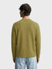 Men's Green Regular Fit Solid Casual T-Shirt
