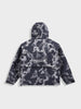 Men's Black Regular Fit Printed Casual Jacket